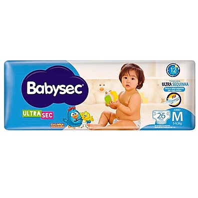Fralda Babysec Ultrasec M: Proteção Imbatível!