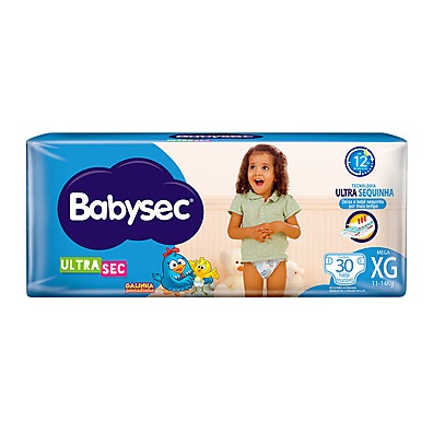 Fralda Babysec XG: Noite Seca e Conforto!