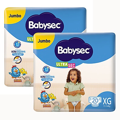 Fralda Babysec XG: Proteção Imbatível!