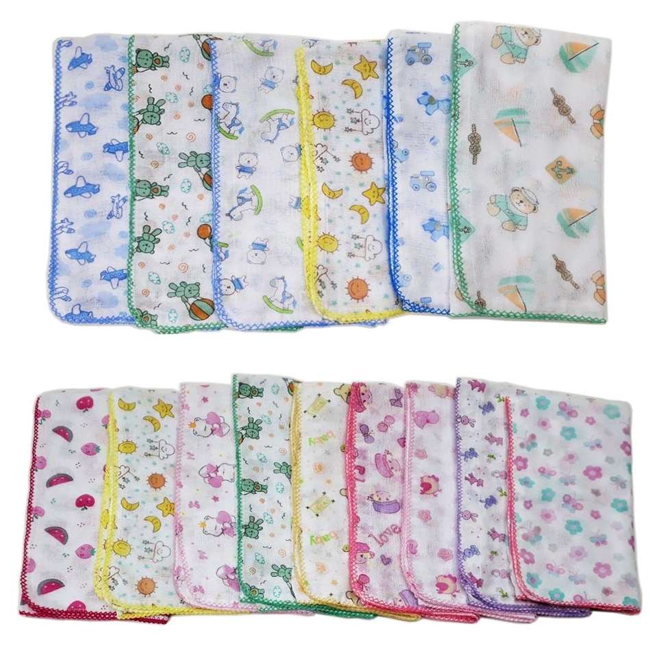Fralda Bebê Luxo 70x70cm: Kit 5 Pçs Crochê