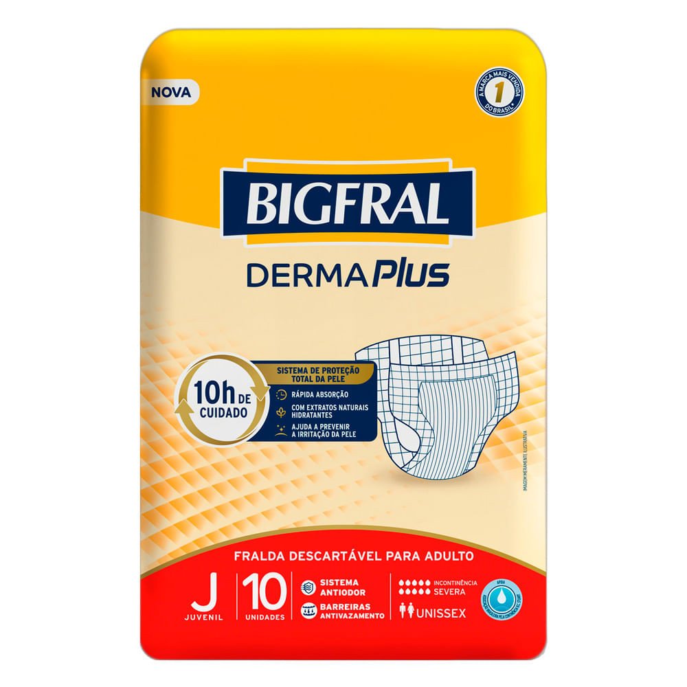 Fralda Bigfral Derma Plus Juvenil: Conforto e Proteção para Adolescentes