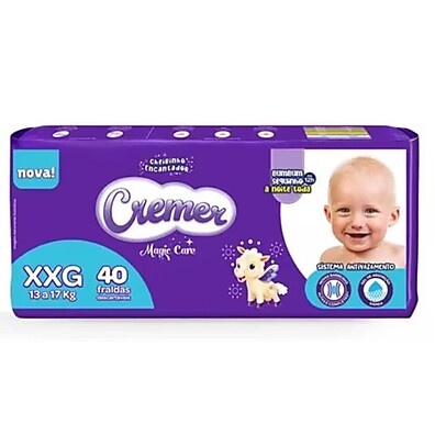 Fralda Cremer Magic Care XXG: Noite Seca!