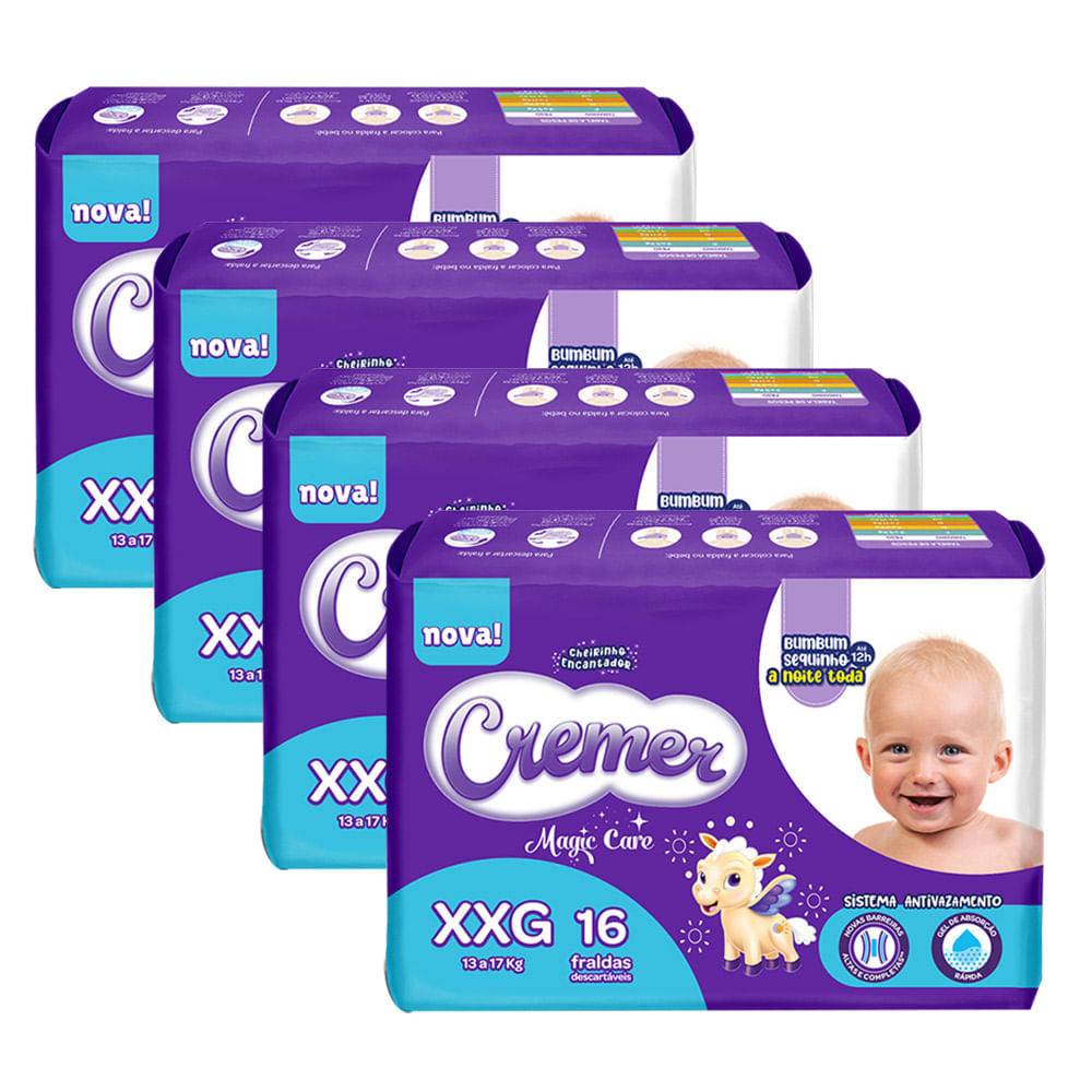 Fralda Cremer Magic Care XXG: Noites Secas e Dias Mágicos!