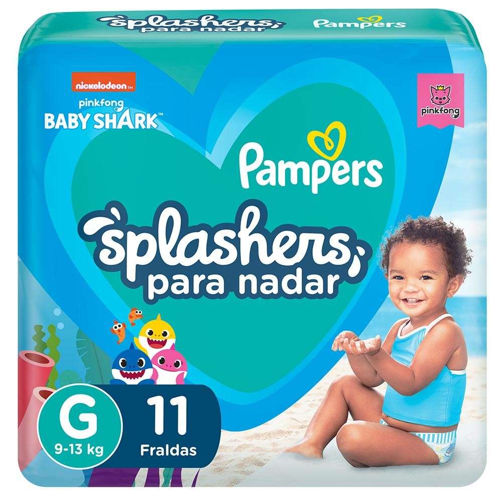 Fralda de Piscina Pampers Baby Shark: Diversão Sem Vazes!