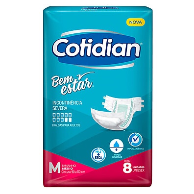 Fralda Geriátrica Cotidian: Proteção e Conforto