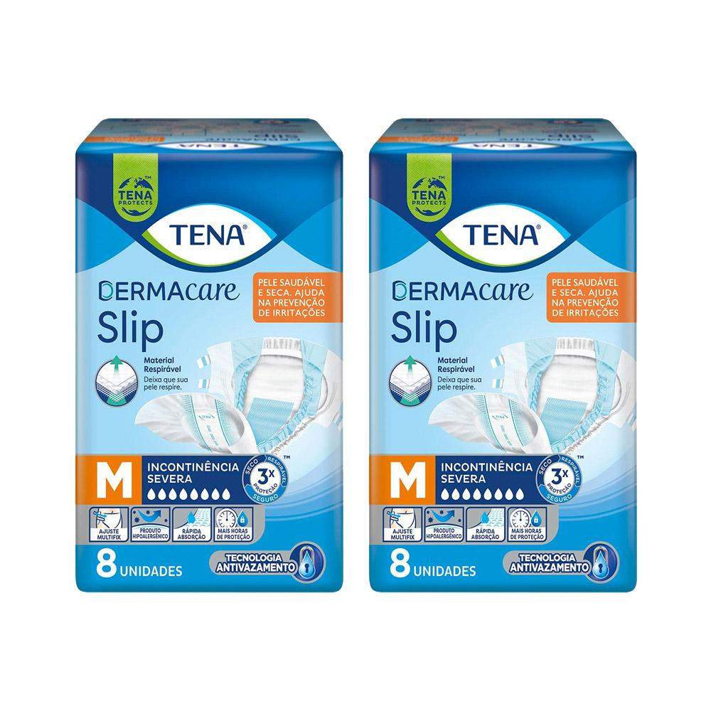 Fralda Geriátrica TENA Ultra M: Kit com 16 Unidades