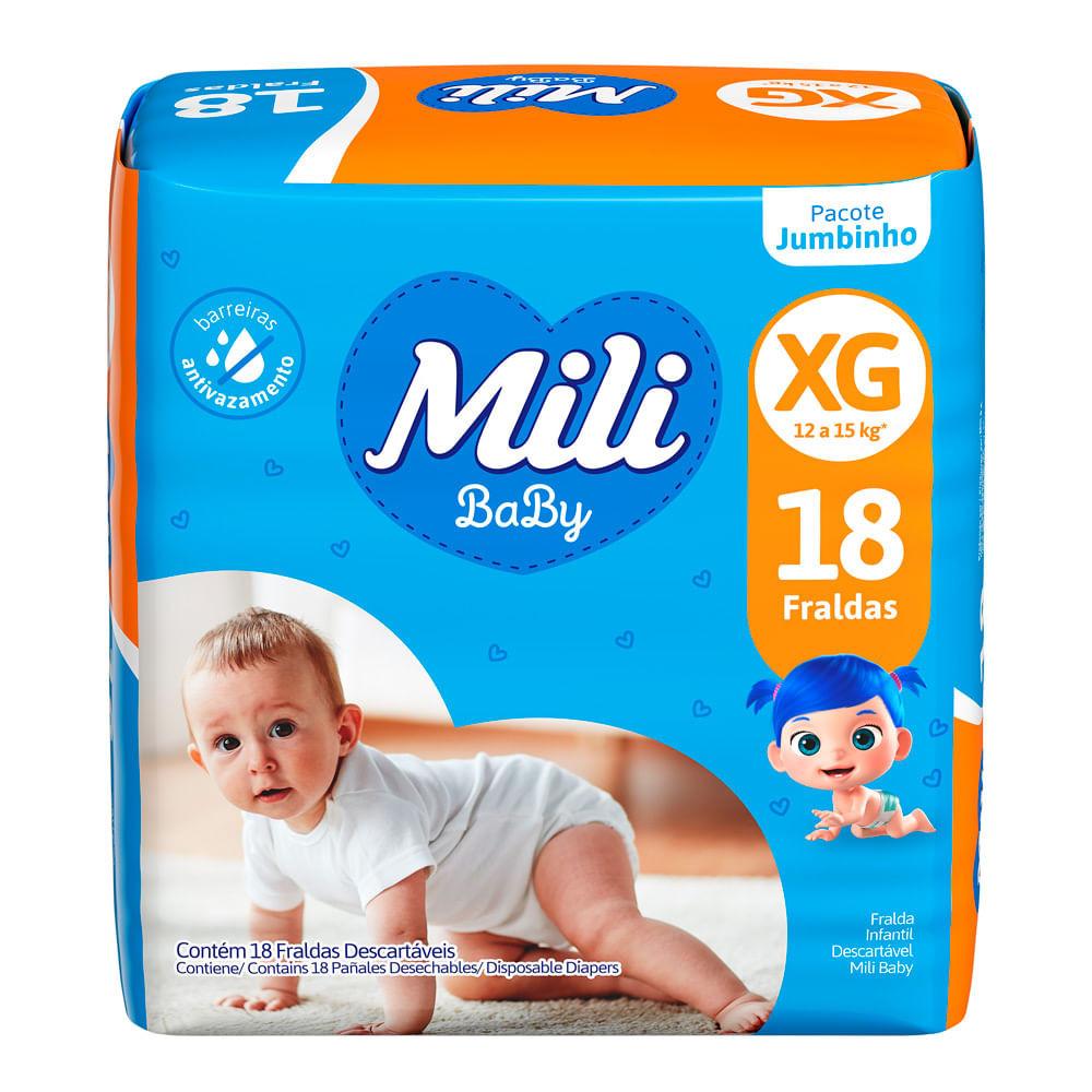 Fralda Mili Baby XG: Proteção e Conforto!
