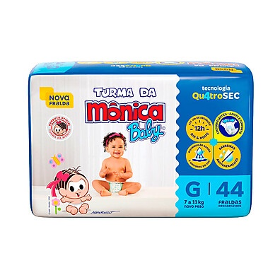 Fralda Turma da Mônica G: Proteção e Conforto!