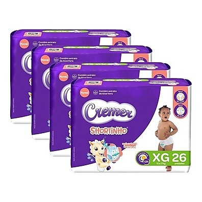 Fralda XG Cremer Shortinho: Conforto e Proteção!