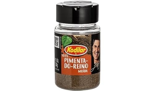 Pimenta do Reino Moída Frasco Kodilar 30g