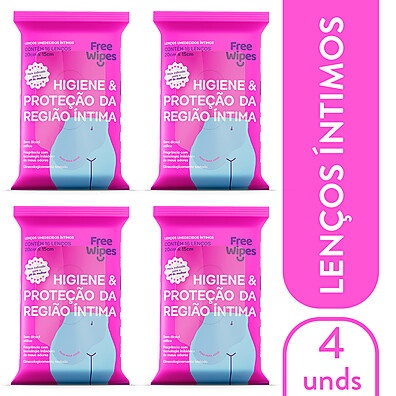 Free Wipes: Lenço Íntimo Feminino para pH Saudável