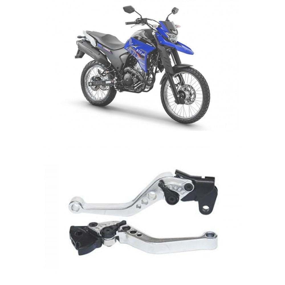 Manete de Freio Esportivo Cromado XTZ Lander 250 (2006-2008) - Estilo e Performance