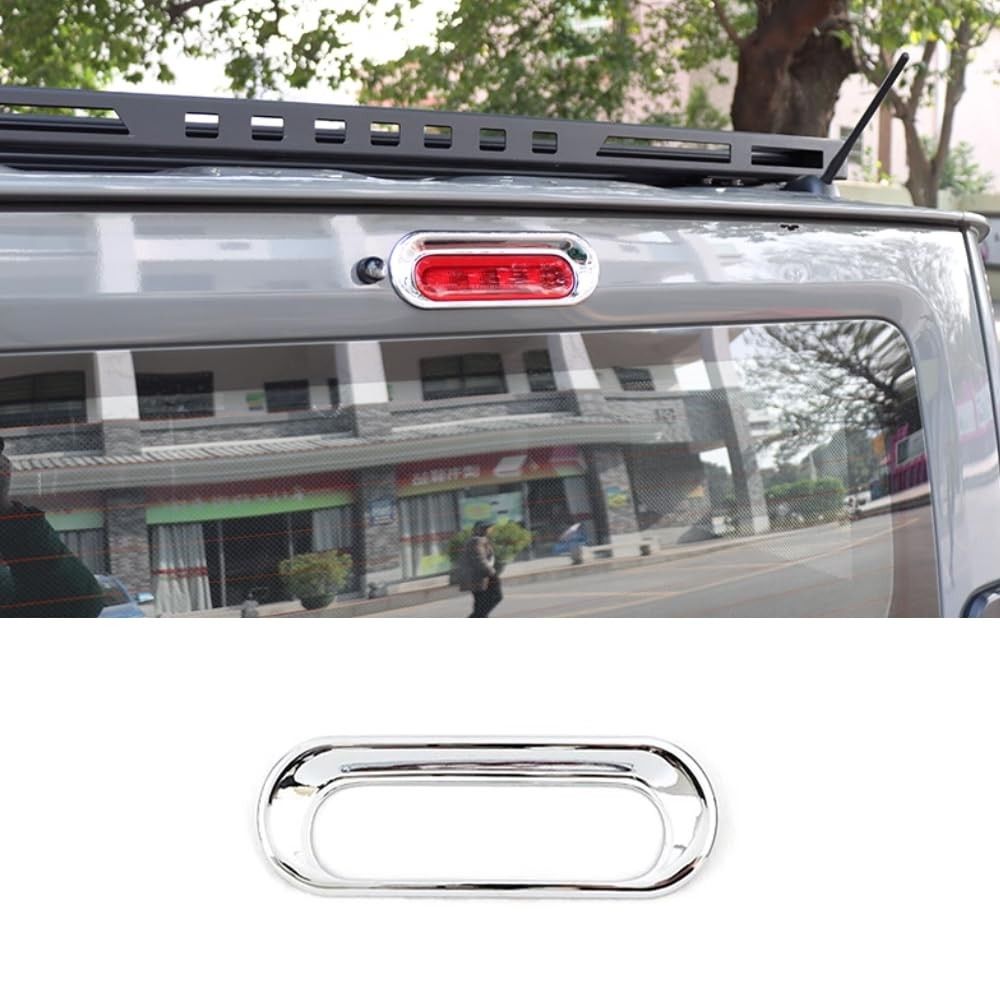 Capa Acabamento Luz de Freio Traseira Cromada para Suzuki Jimny 2019-2025 - Estilo e Segurança