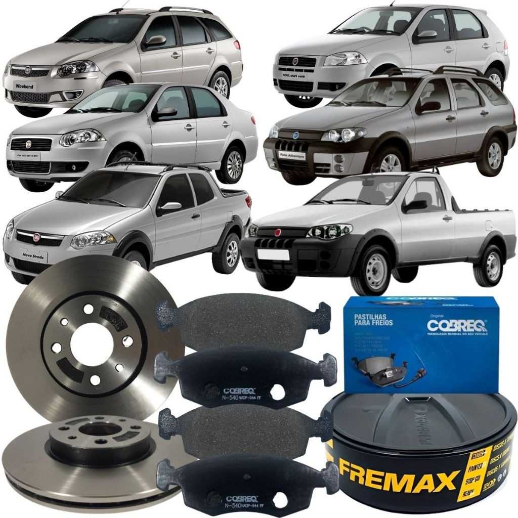 Freio Doblo/Idea/Palio: Kit Disco + Pastilha