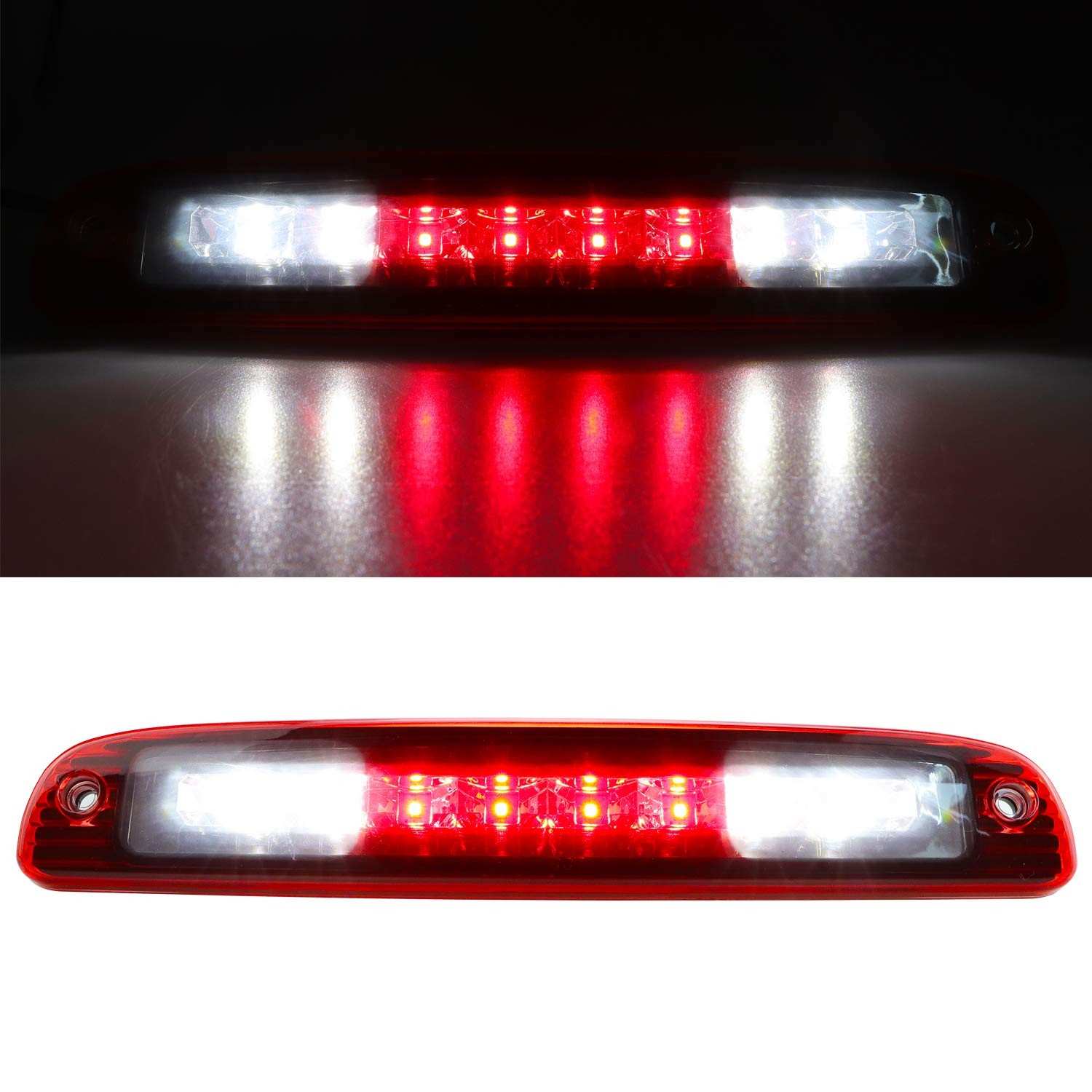 3ª Luz de Freio LED para Dodge Dakota 1997-2010 (Lente Vermelha) - Segurança e Estilo