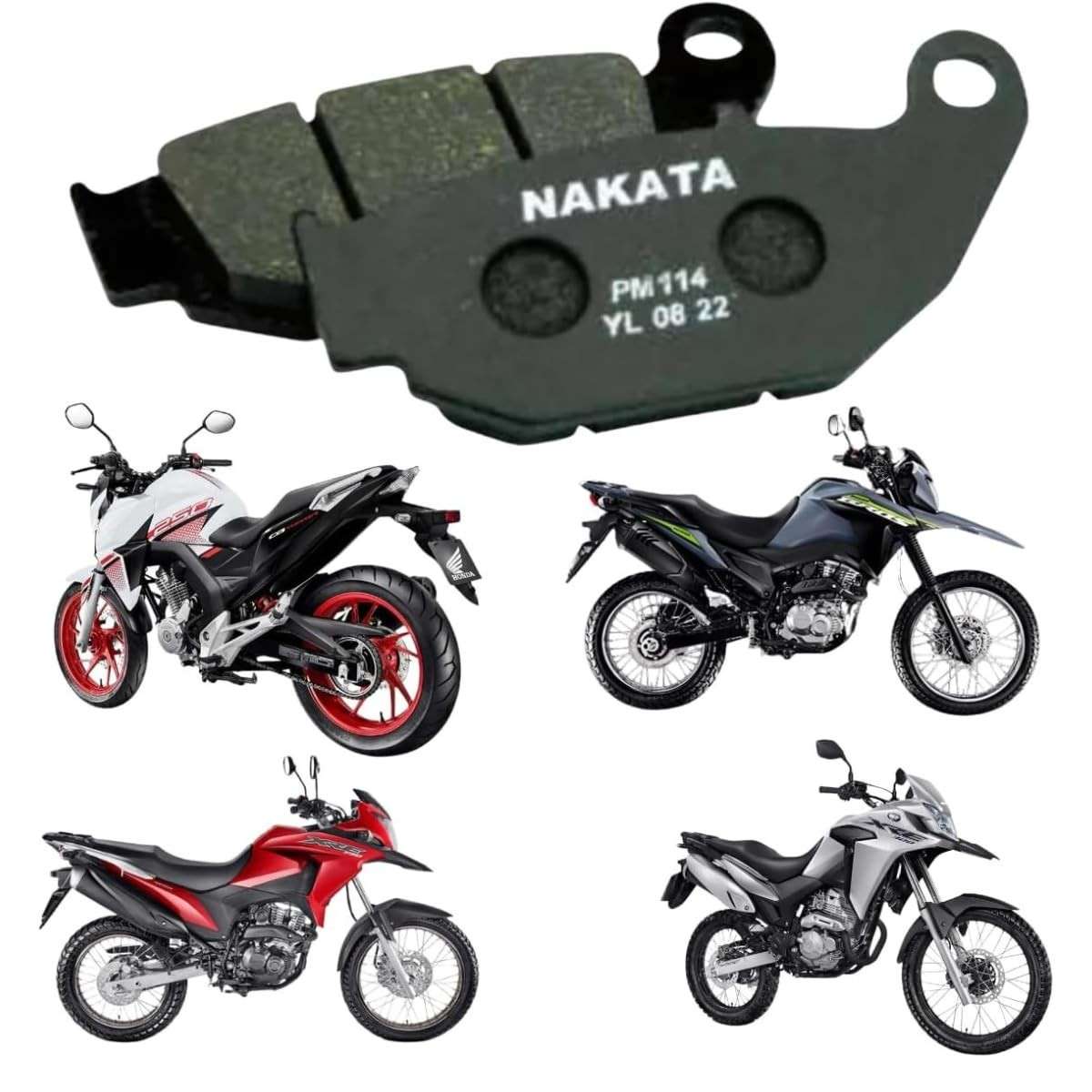 Pastilhas de Freio Traseiras Nakata NXR 160 e XRE 300: Segurança e Durabilidade para Sua Moto