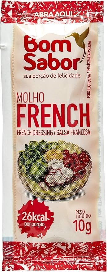 Sachê Molho French Bom Sabor 200 Unidades De 10G