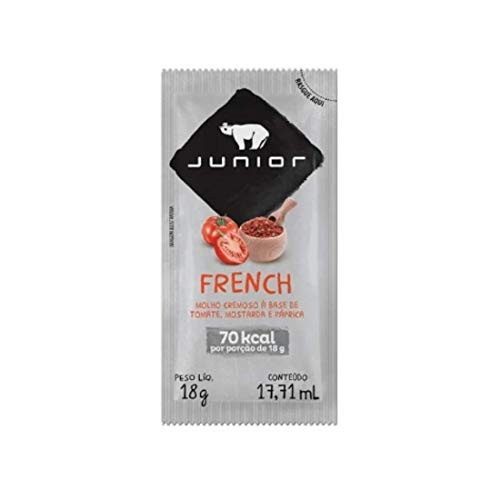 MOLHO FRENCH JUNIOR SACHÊ 18G CAIXA 180 UNIDADES