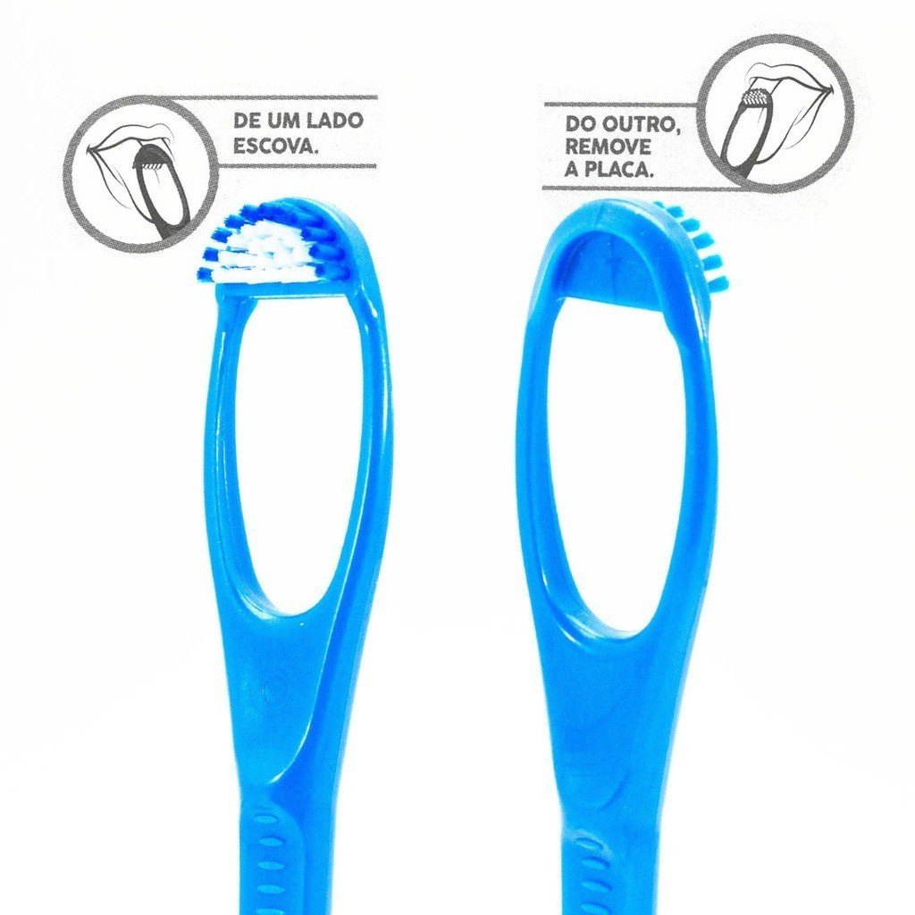 Limpador de Língua 2 em 1 DentalClean: Hálito Mais Fresco