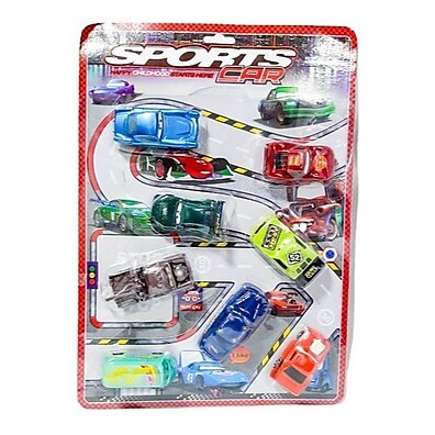 Carrinhos Carros 3: Kit com 8 Miniaturas de Fricção!
