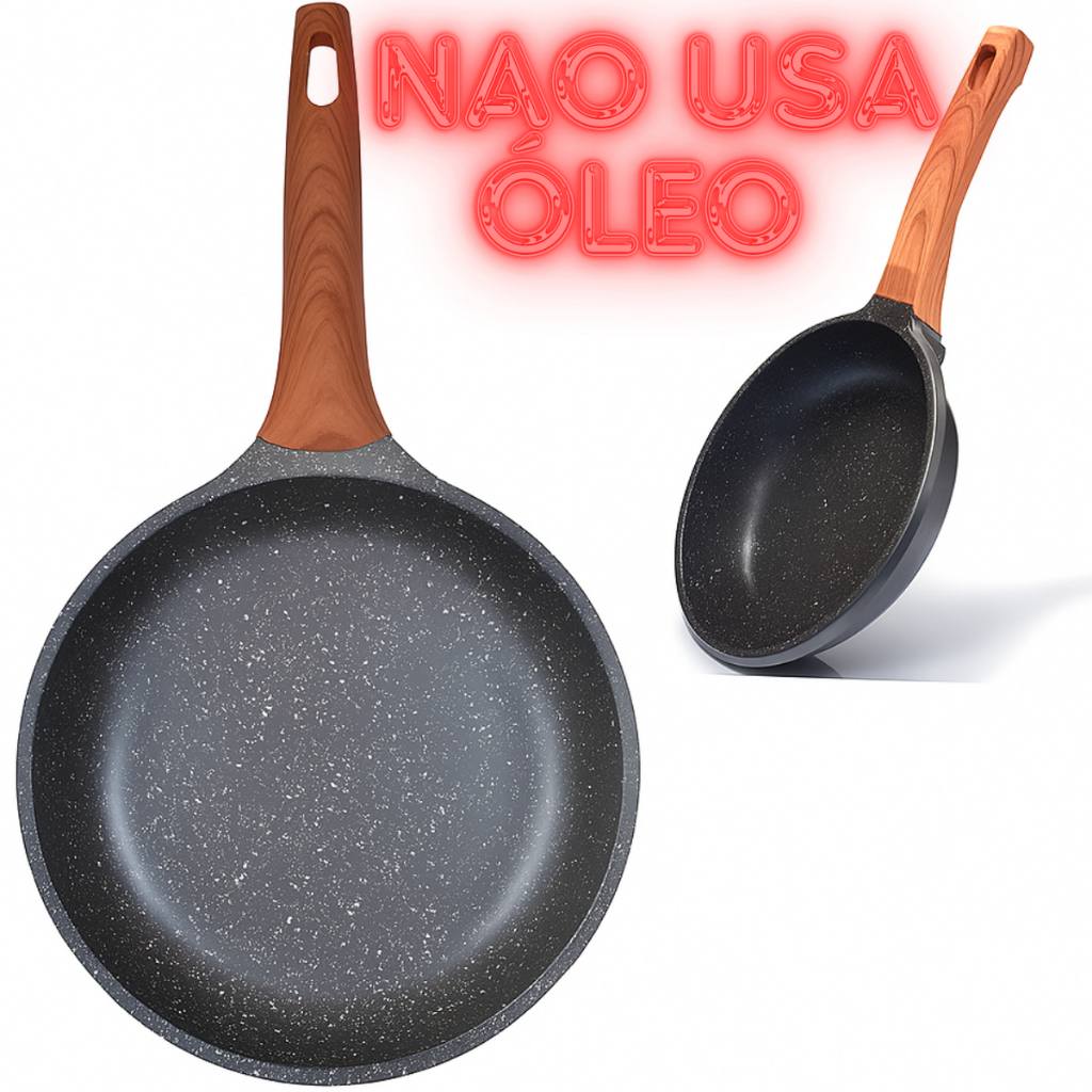 Frigideira Cerâmica Antiaderente para Indução e Gás: Cozinha sem Óleo
