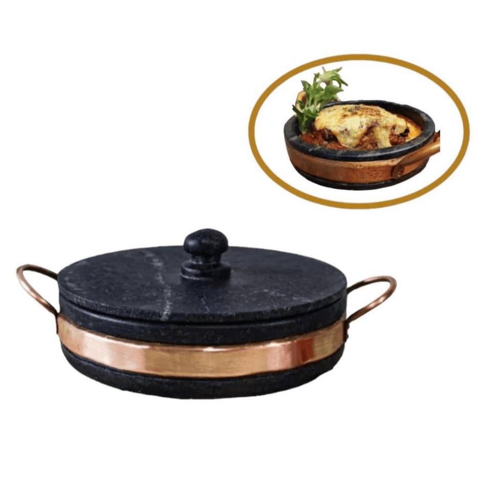 Frigideira de Pedra Sabão 18cm: Cozinha Mineira com Toque de Elegância