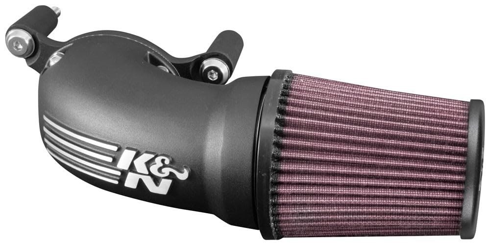Sistema de Admissão de Ar Frio K&N para Harley Davidson 2008-2017: Potência e Aceleração Turbinadas