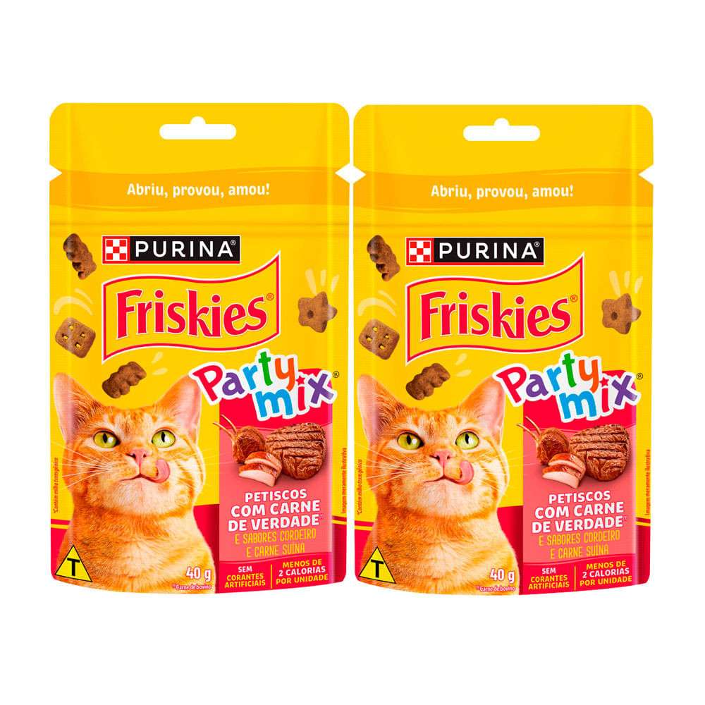 Friskies Party Mix: Petisco Irresistível para Gatos!