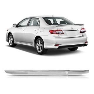 Friso Moldura Tampa Traseira Cromada para Toyota Corolla 2012 2013 2014