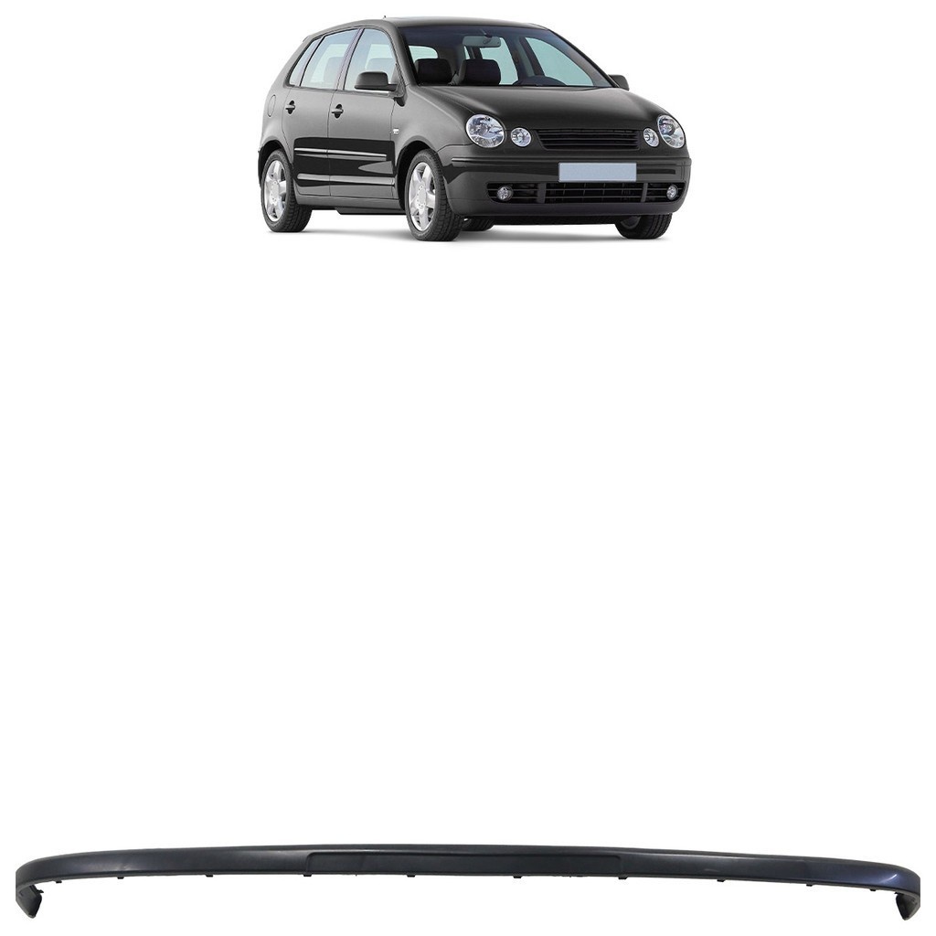 Friso Parachoque Polo 2003-2006: Preto Liso!