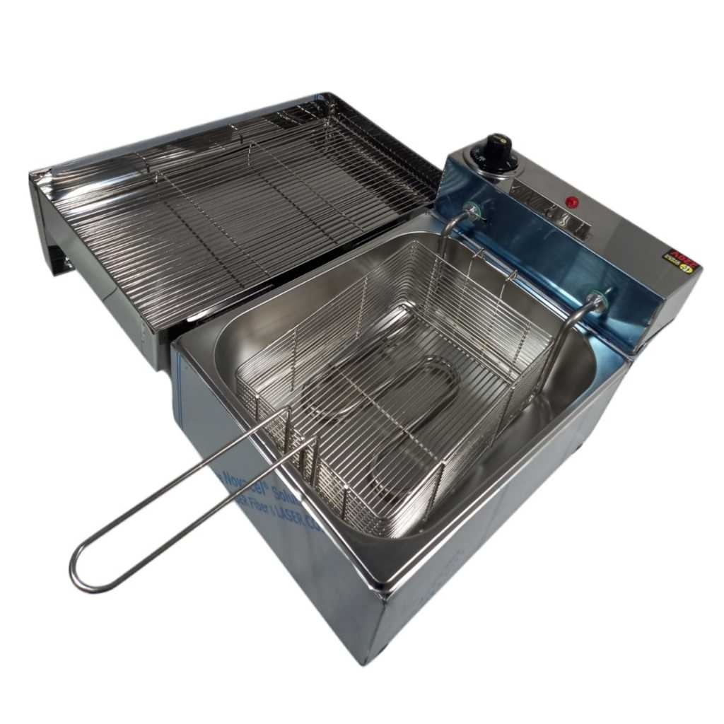 Fritadeira Elétrica Profissional 5L com Escorredor Gomes Inox