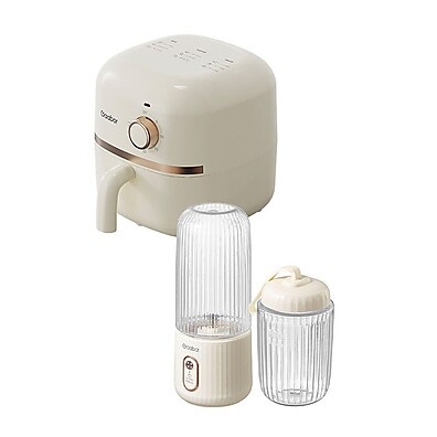 Fritadeira Gaabor 1,4L + Liquidificador Portátil USB – Combo Perfeito para Cozinhar Saudável