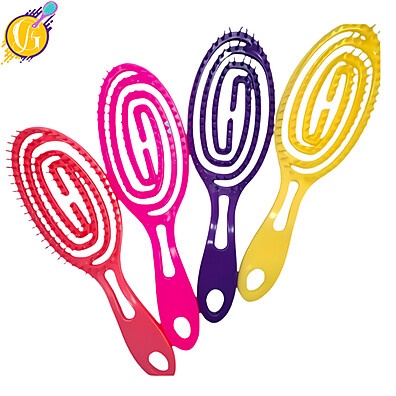 Escova Flex Oval: Desembaraço Sem Frizz!