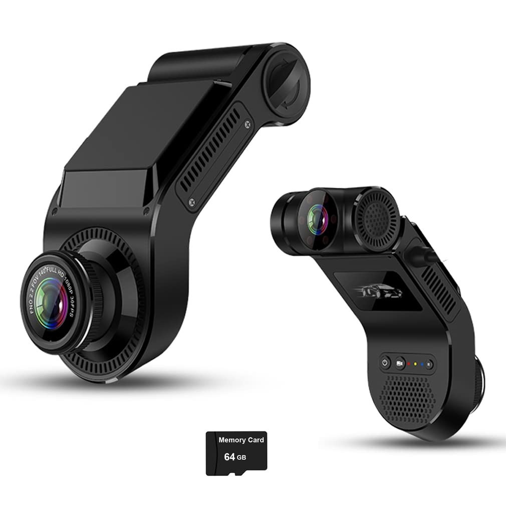 Dash Cam 4G com Vídeo ao Vivo Frontal e Interior | GPS, Monitoramento 24h e Cartão 64GB