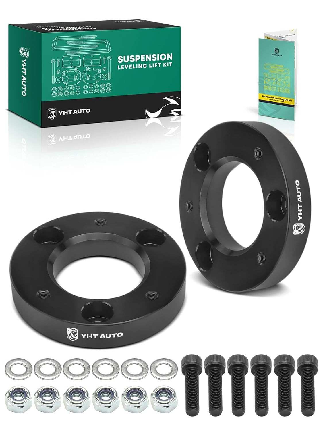 Kit Elevação Frontal 3.8cm YHTAUTO para Ford F-150 (2004-2023) - Nivelamento e Estilo Robusto