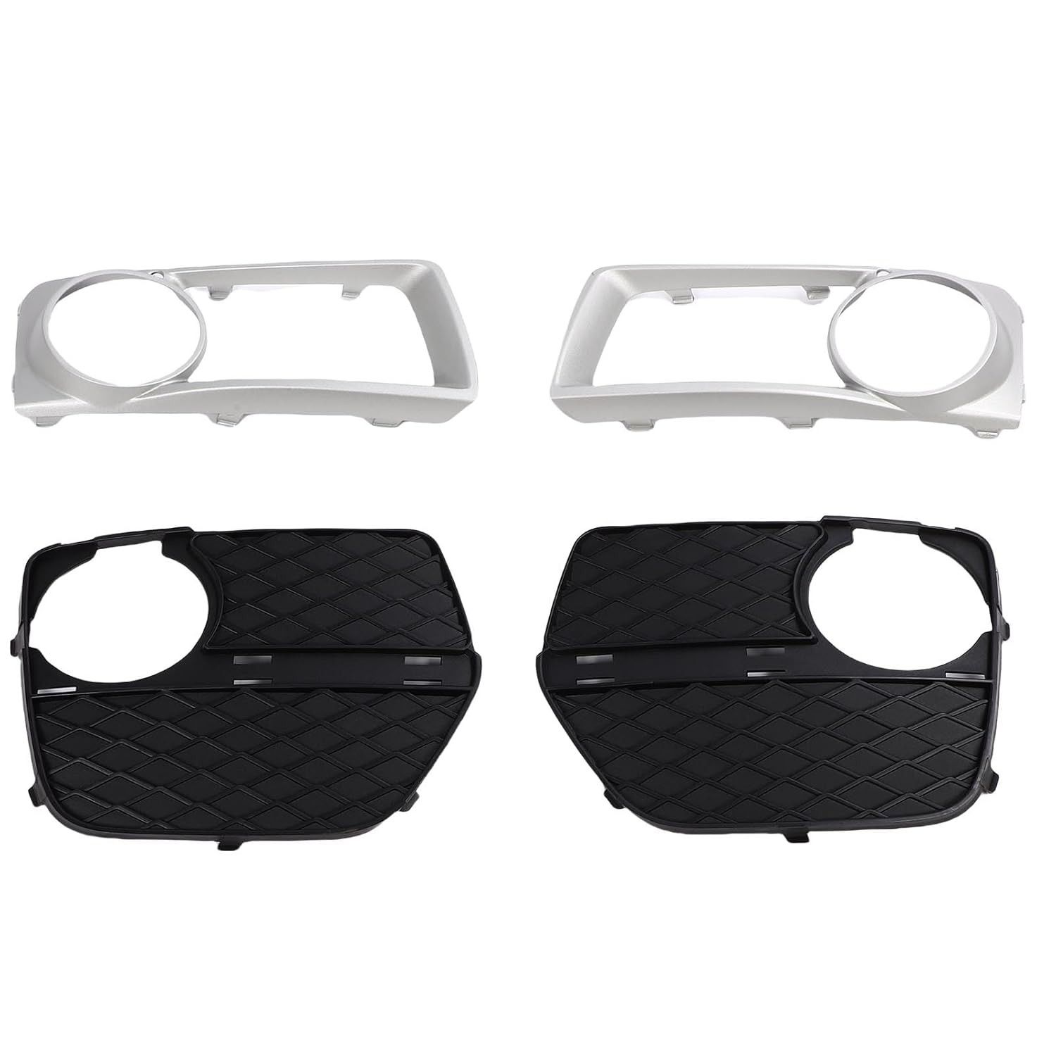 Grades de Farol de Neblina Frontal Premium para BMW X6 (E71) 2012-2014 - Design Elegante e Proteção Durável
