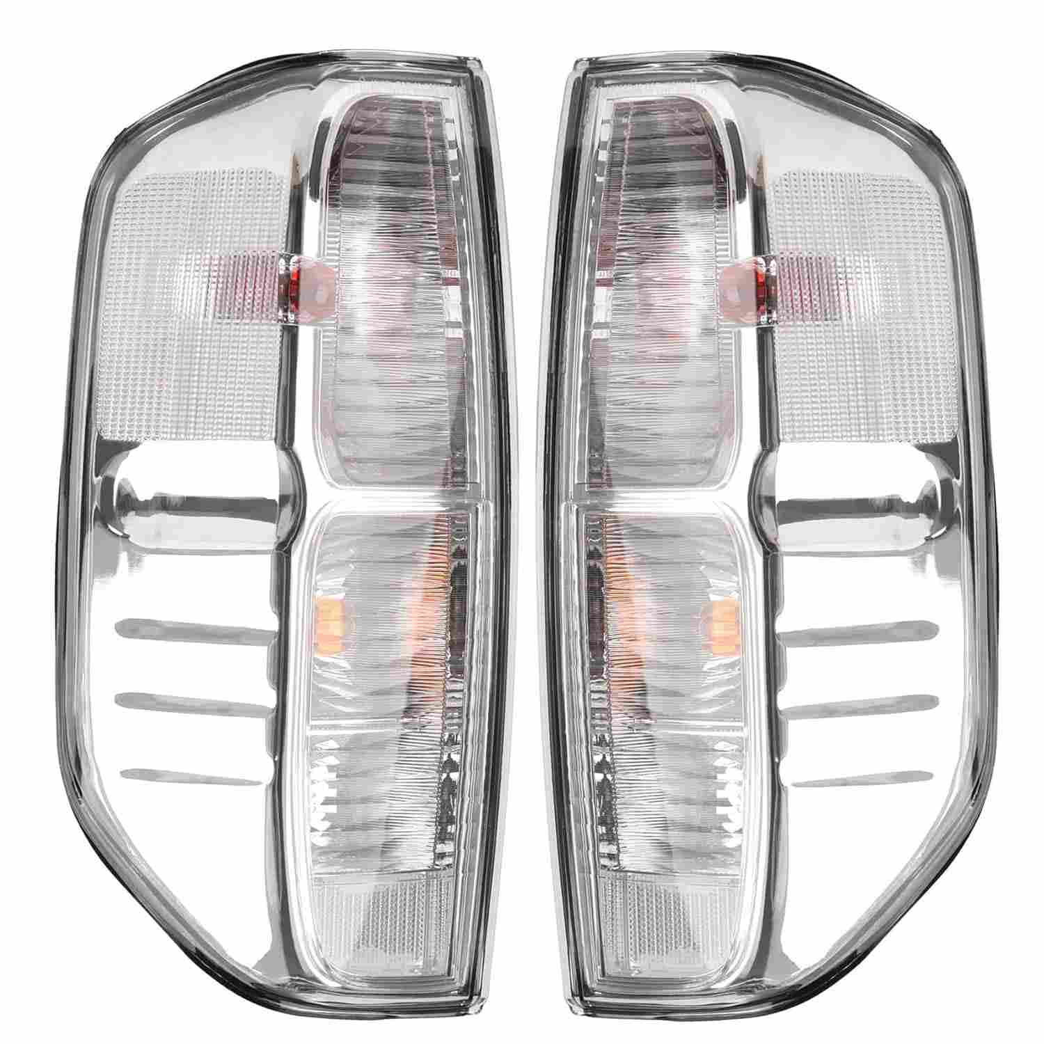 Luzes Traseiras Transparentes p/ Nissan Frontier & Suzuki Equator (2005-2021) - Halogênio