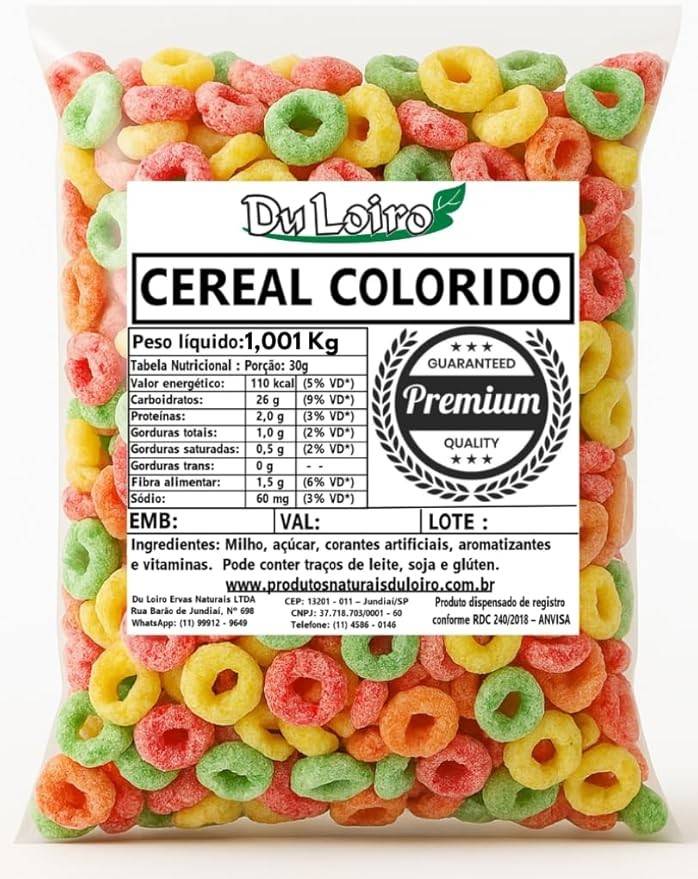 Fruit Rings - Cereal Colorido (1,001kg)