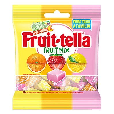 Fruit-Tella Mix: Sabor e Vitamina C em 92g!