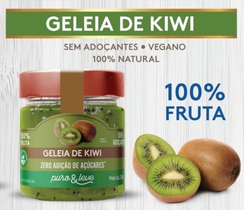 GELÉIA DE KIWI 100% FRUTA PURO & LEVE - 230G
