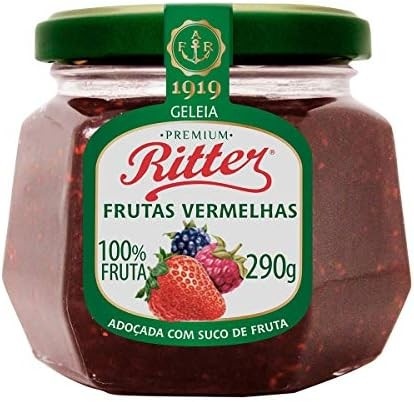 Geleia 100% Fruta de Frutas Vermelhas 290g - Ritter