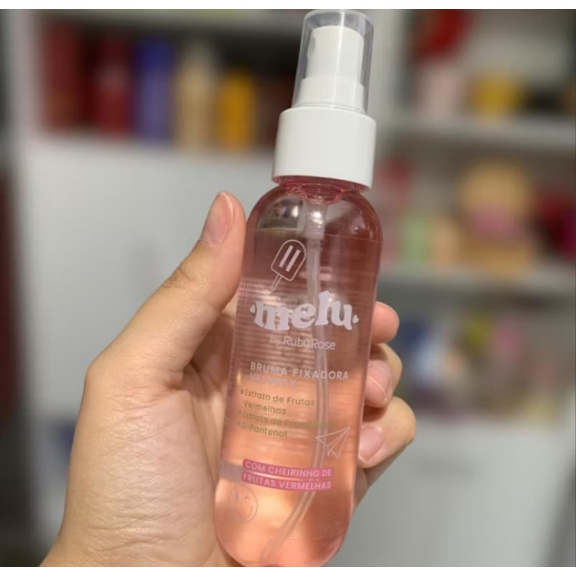 Bruma Fixadora Velvety Matte: Pele Fixa e com Cheiro de Frutas