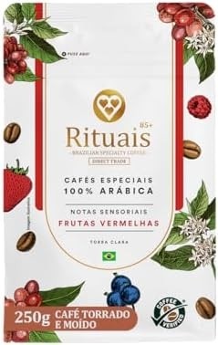 3 Corações Café Torrado e Moído Rituais 85+, Aroma Frutas Vermelhas, 250g