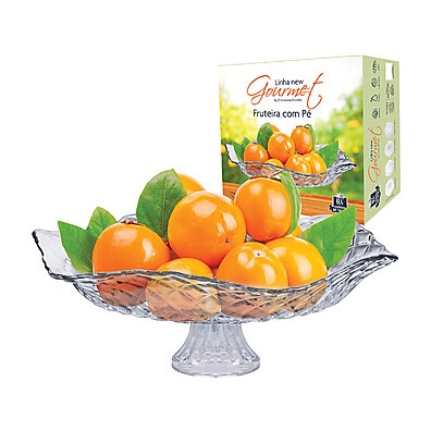 Fruteira de Vidro Modena: Elegância à Sua Mesa