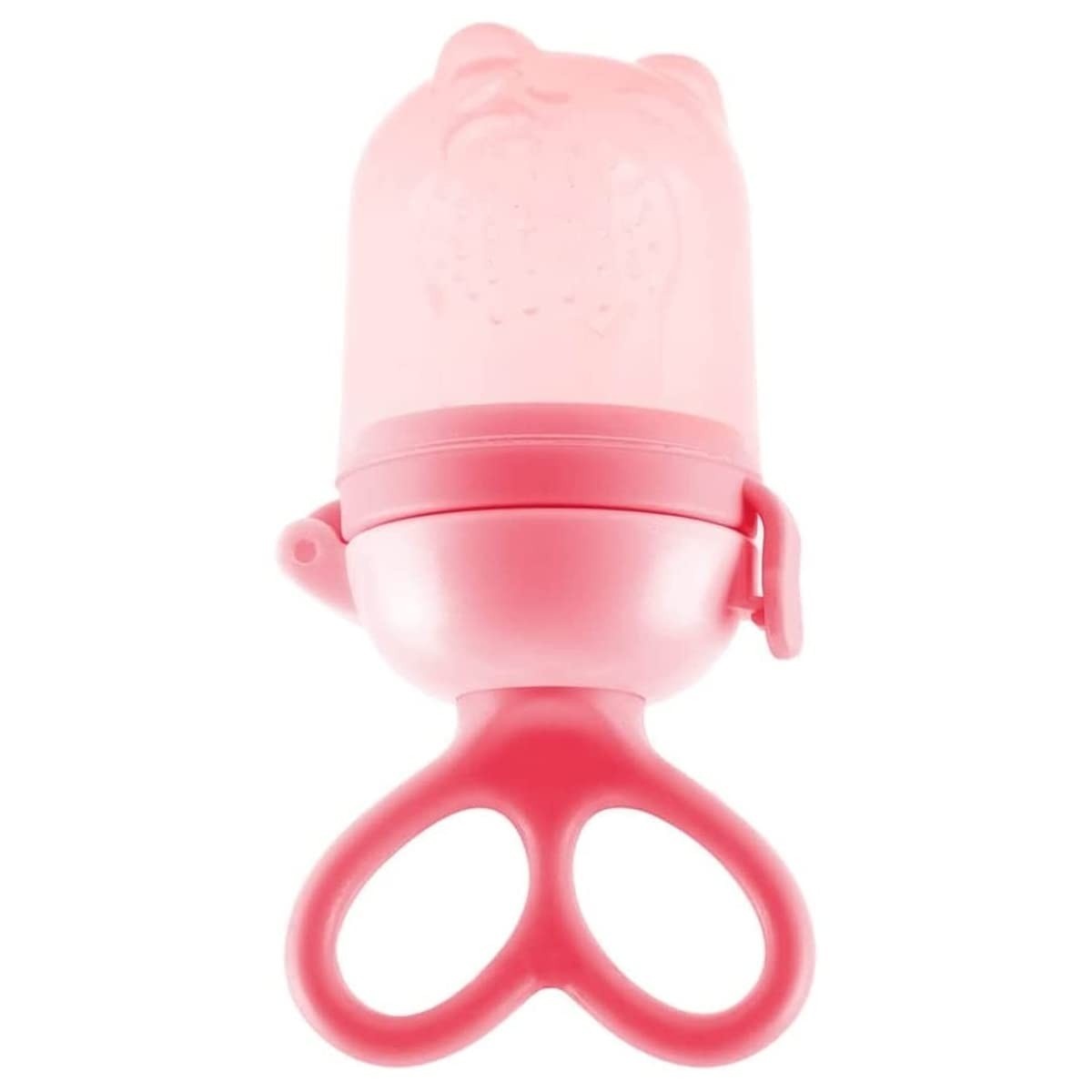 Buba Porta-Frutinhas Sugador em Silicone Rosa - Praticidade e Segurança para Refeições Saudáveis