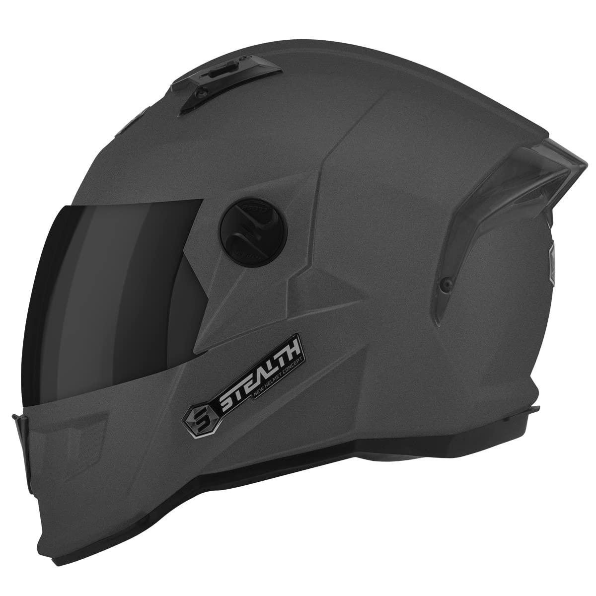 Capacete Fechado Pro Tork Stealth Solid Fosco Preto Tam. 60 c/ Viseira Fumê - Segurança e Estilo