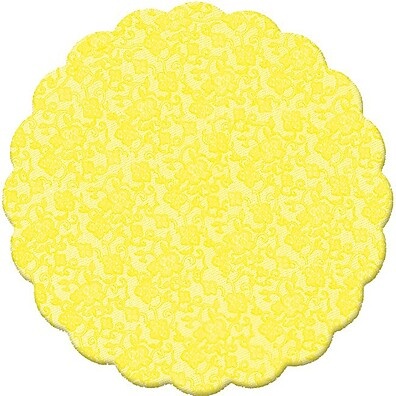 Fundo de Bolo Rendado 7cm: 100 Unidades