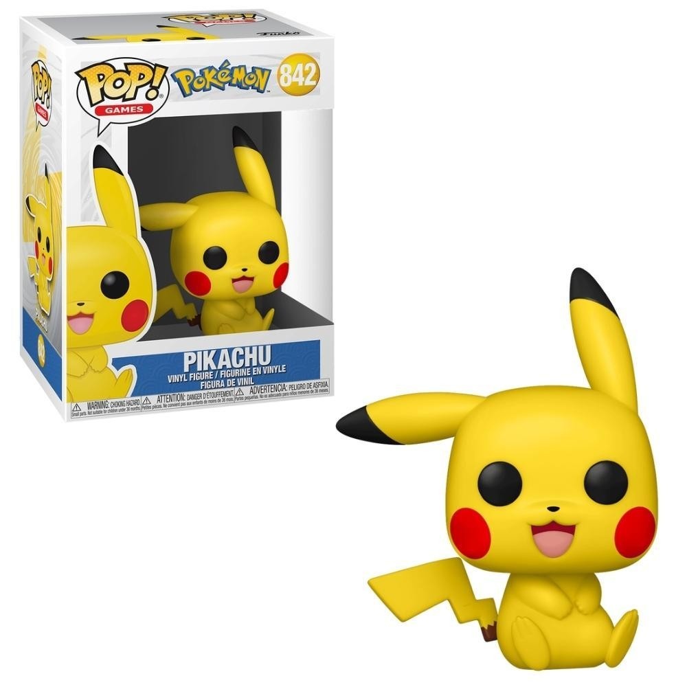 Funko POP! Pikachu Sentado: Colecione Pokémon!