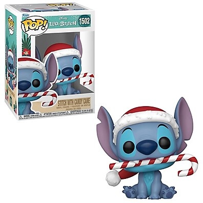 Funko Pop Stitch com Bengala: Alegria Disney!