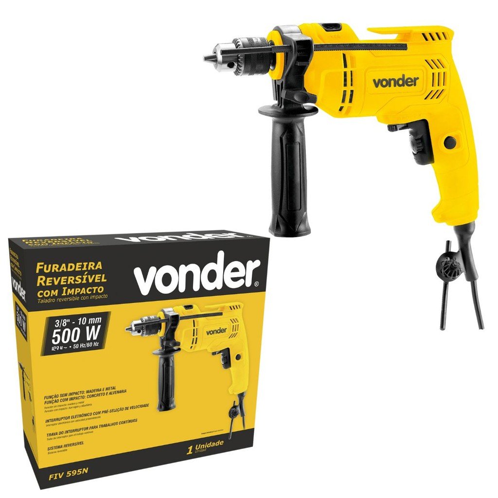 Furadeira de Impacto 500W Vonder: Potência e Versatilidade